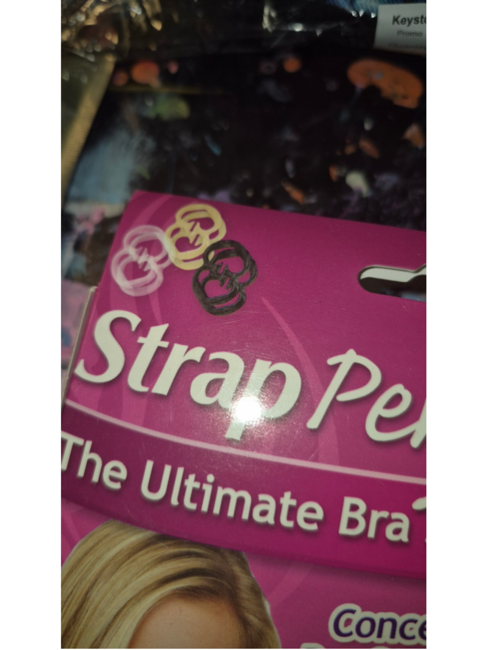 Women's Strap Perfect Bra Strap Solution One Size Clear Nude Black 6-Pack - Picture 2 of 5
